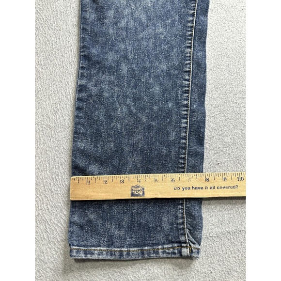 Izod Jeans Mens 36x32 Blue Straight Fit Denim Classic Button Fly Vintage Style - Picture 12 of 14